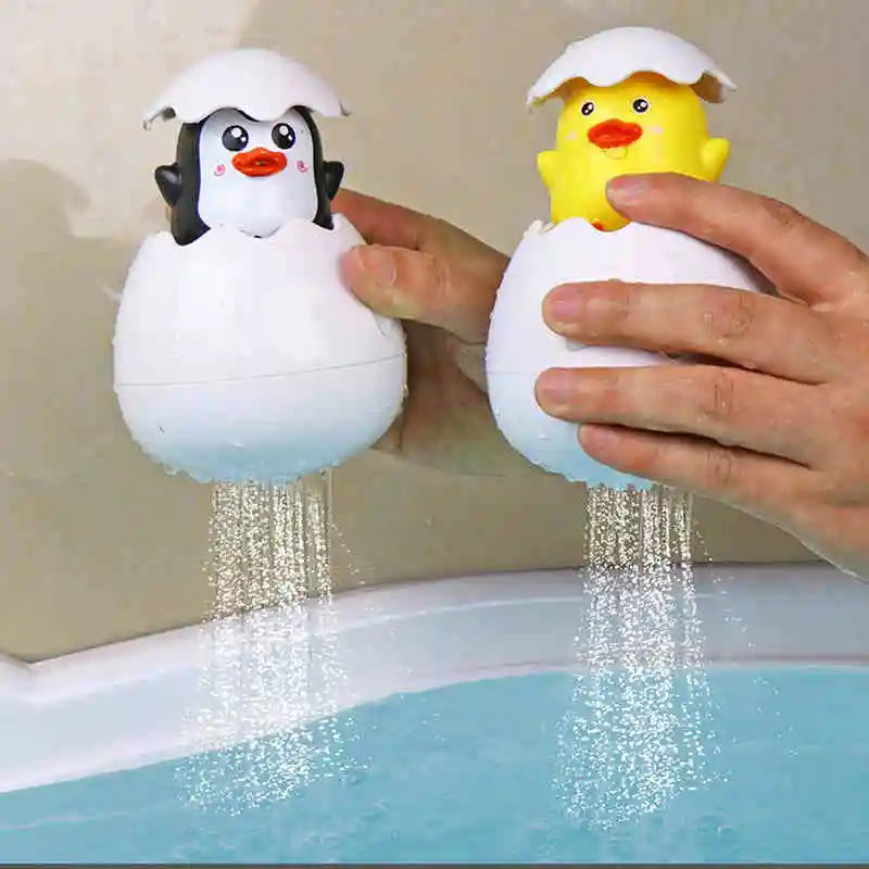🛁 צעצוע אמבטיה קסום - ביצת הפתעה עם זרימת מים